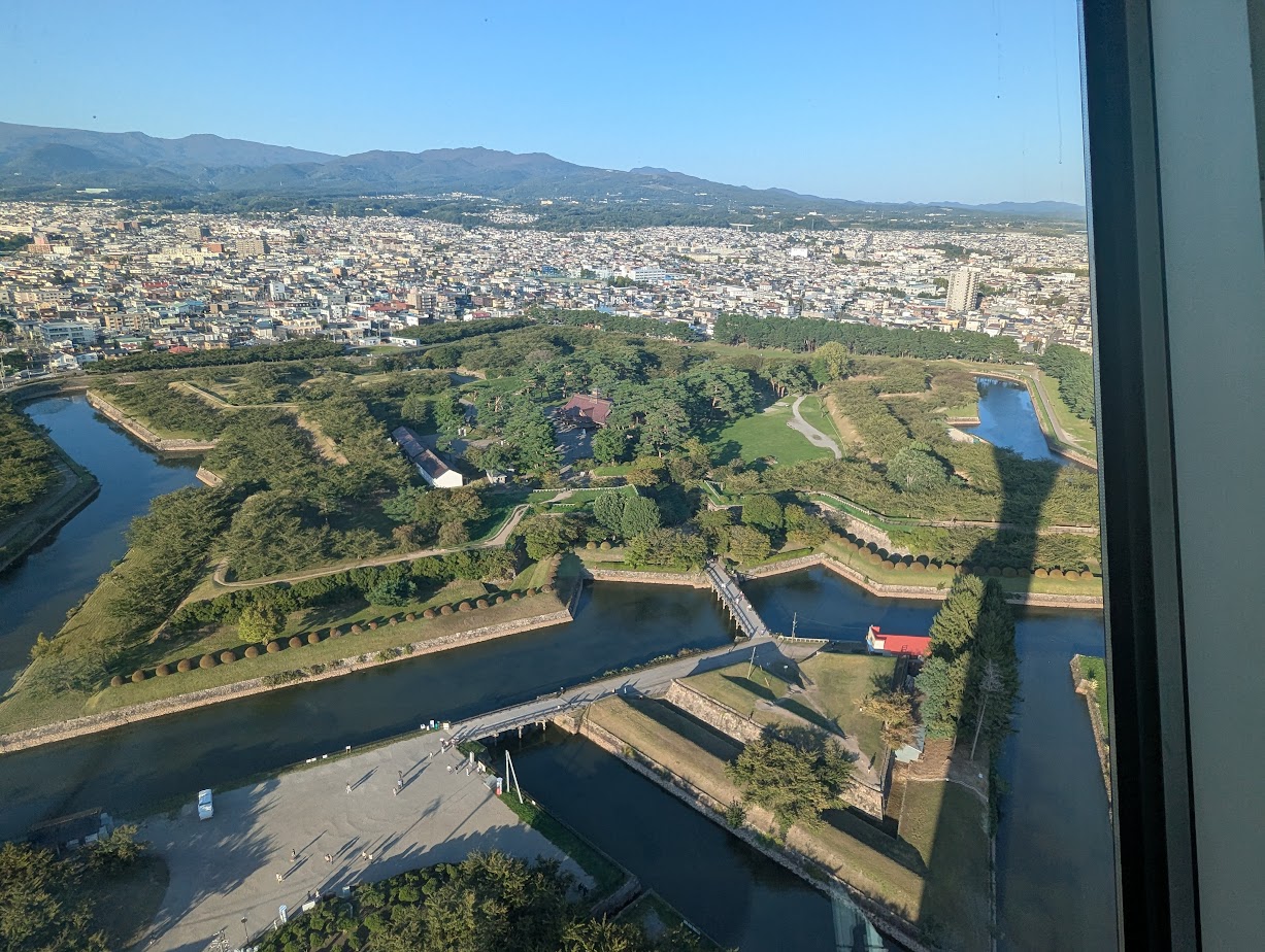 五稜郭の全景