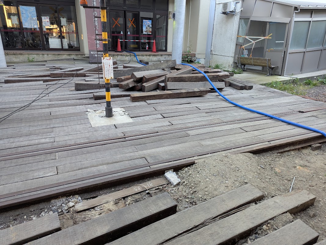輪島市内の様子